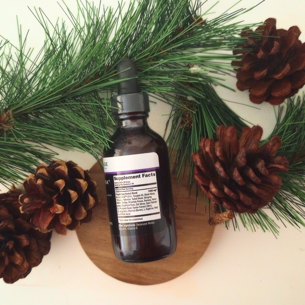 Potency-Boost Herbal Drops, Testosterone Natural Booster with Black Maca