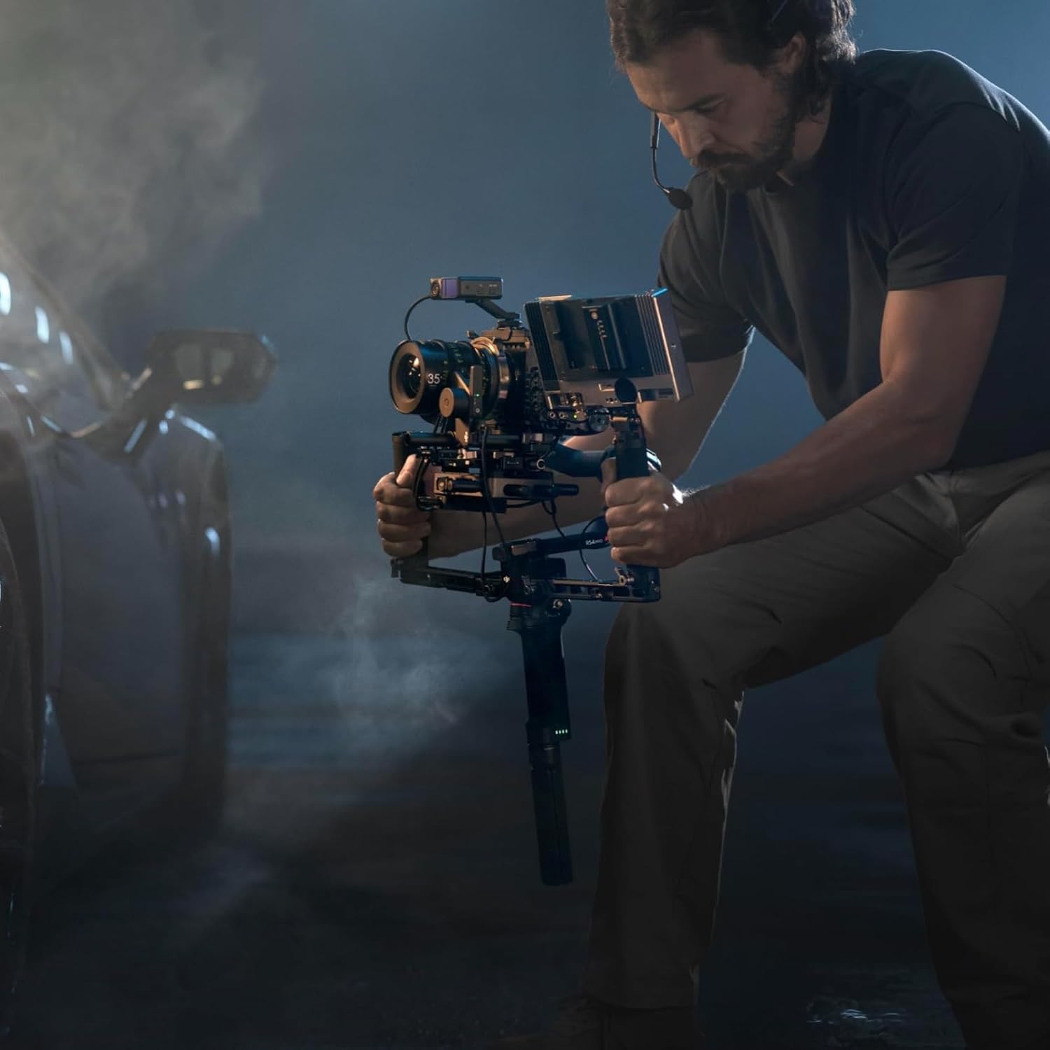 DJI RS 4 Pro Combo, 3-Axis Gimbal Stabilizer for Cameras for DSLR & Cinema Camer