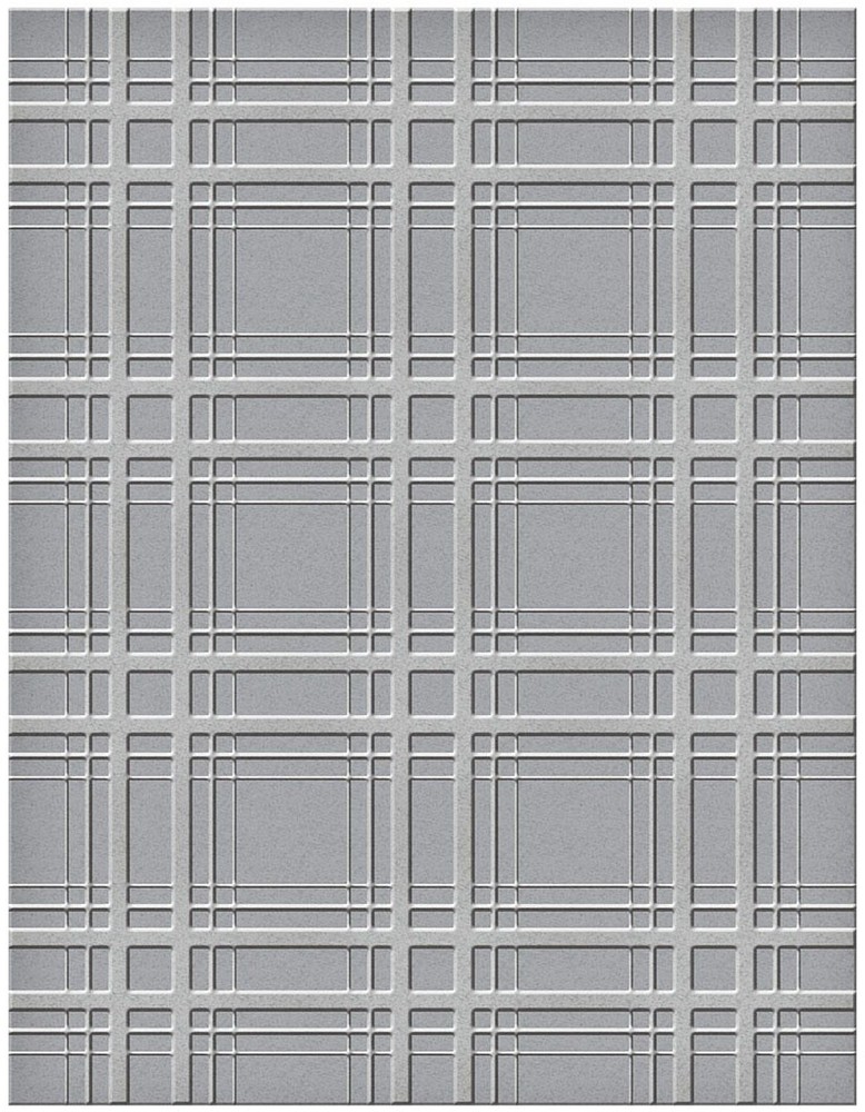 Spellbinders Embossing Folder Plaid Company