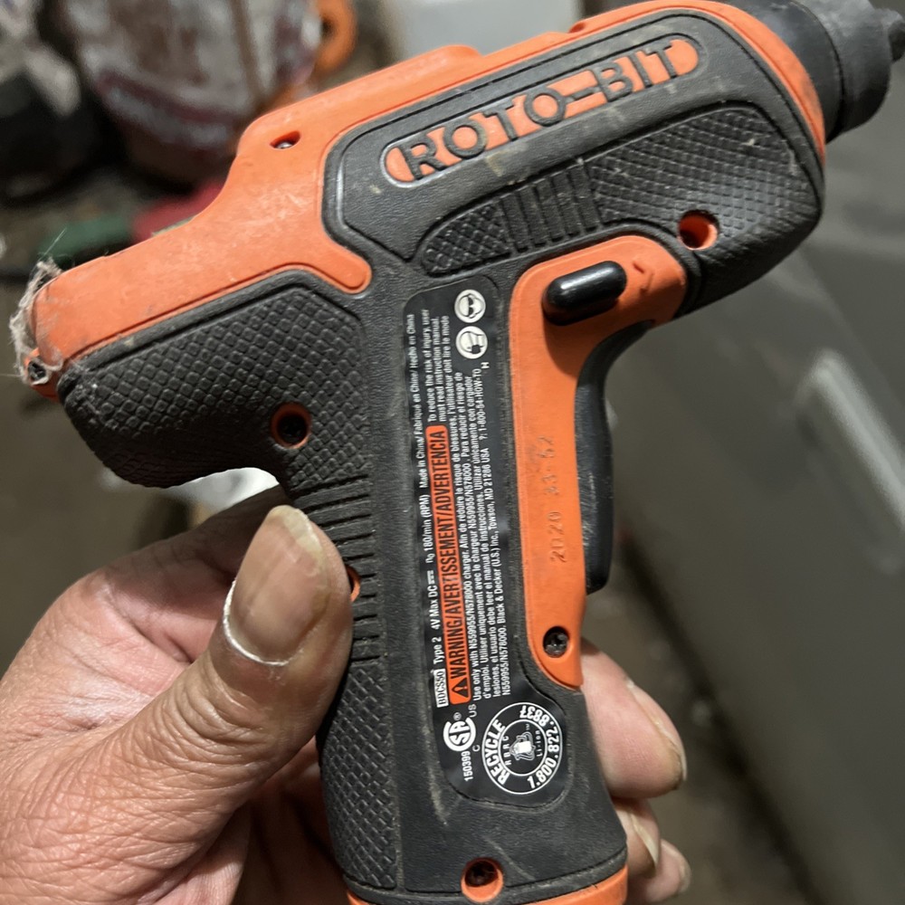 BLACK+DECKER BDCS50C 4-Volt Cordless Screwdriver Tool Only