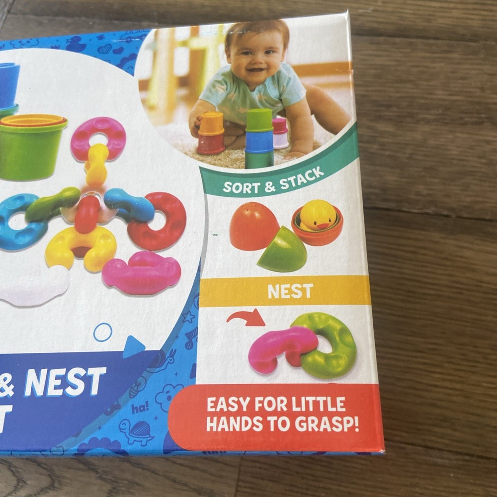 Funskool Giggles Link Stack and Nest Toy Set {D3}