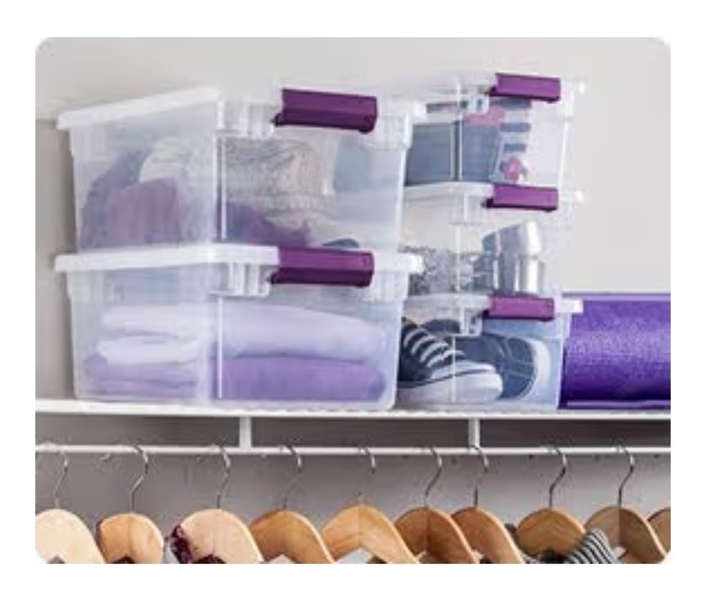 15-Quart Clearview Latch Box 2-Pack