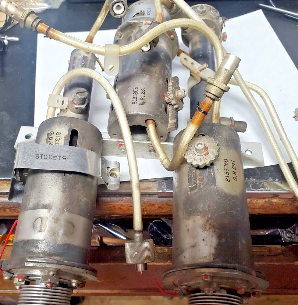 1960s US vintage UHF missile transmitter part w/ JAN-CA6D-2C29A triode 8133366