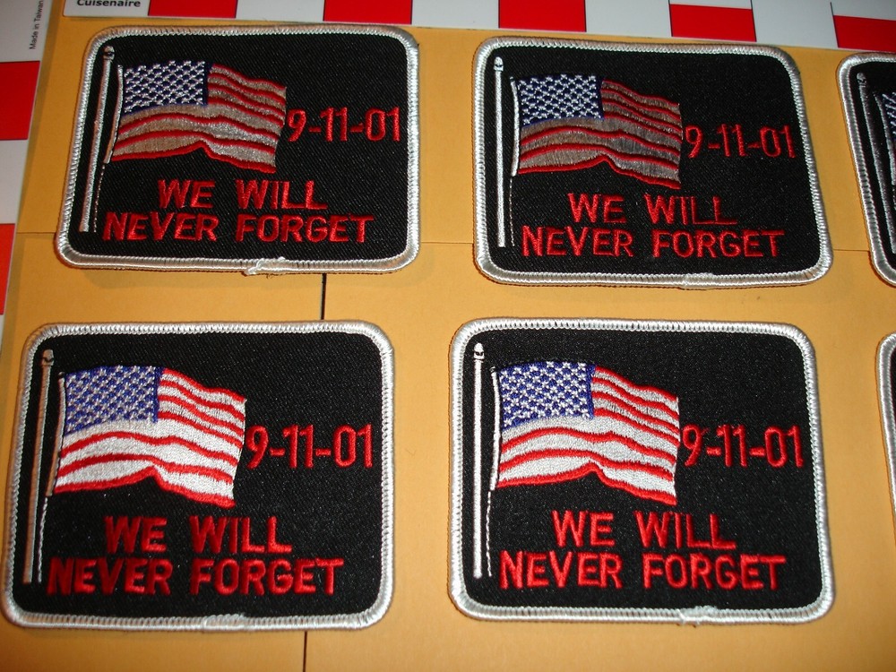 9-11 Remember 9-11 patch collection 12 patches in set