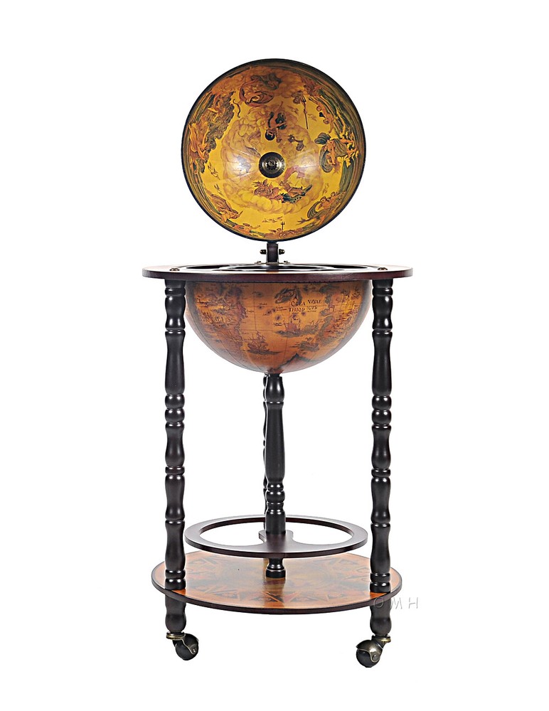 Nautical Globe Bar Table
