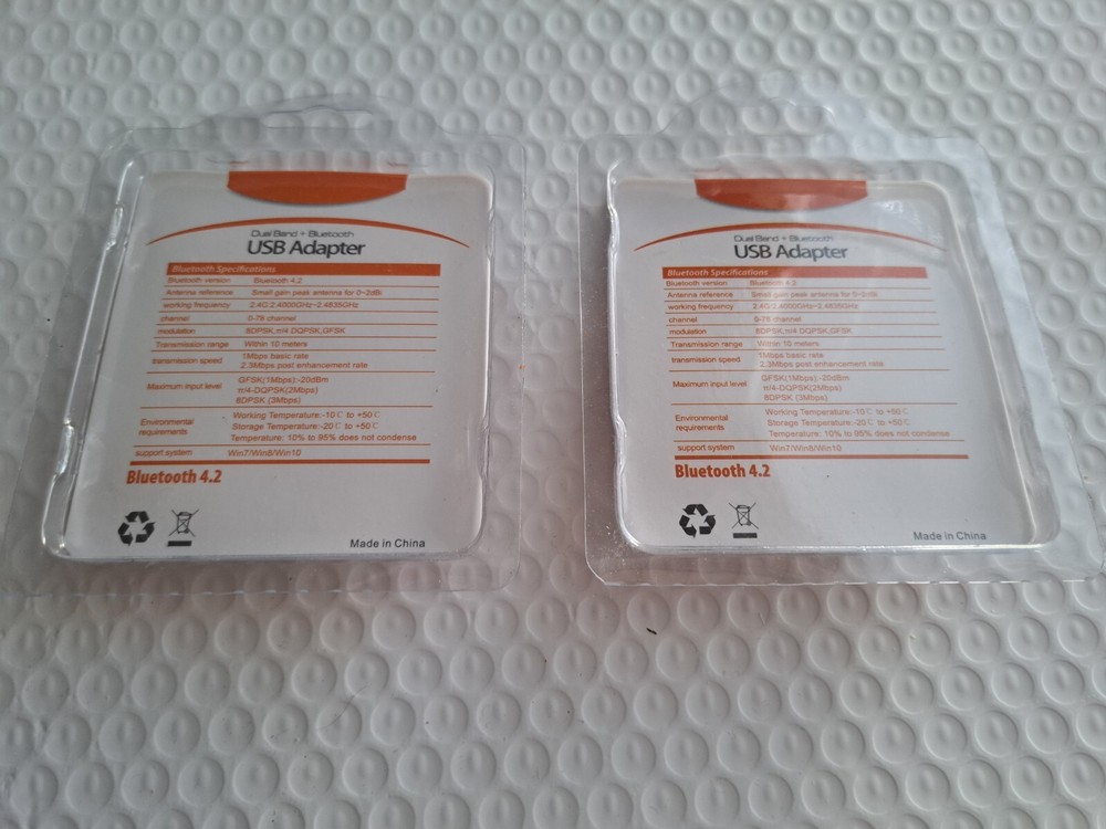 2 USB Adapters. Dual Band + Bluetooth