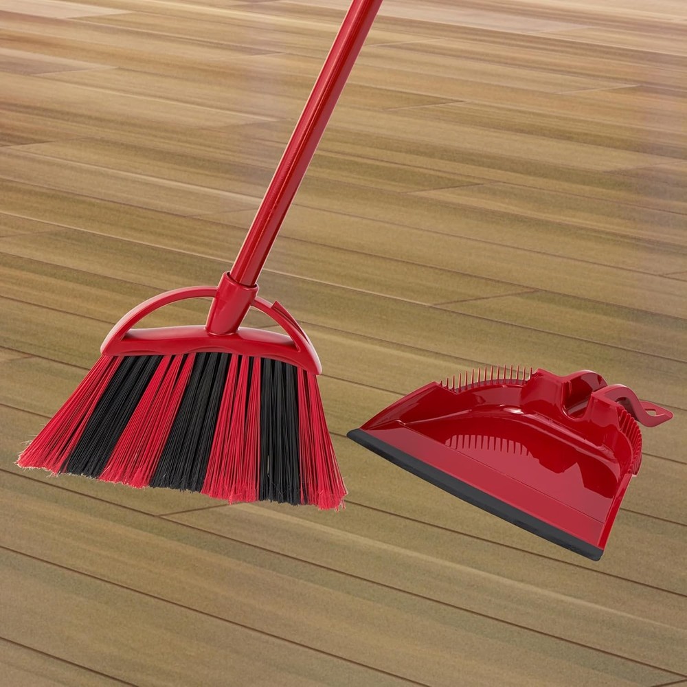 Innovative One Sweep Broom & Dustpan Set for Quick and Efficient Cleaning