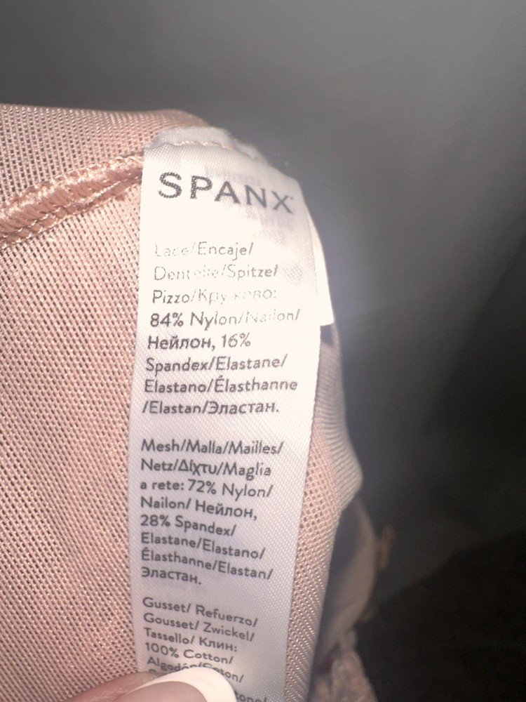 SPANX Pink Spotlight On Lace Bodysuit Size Small