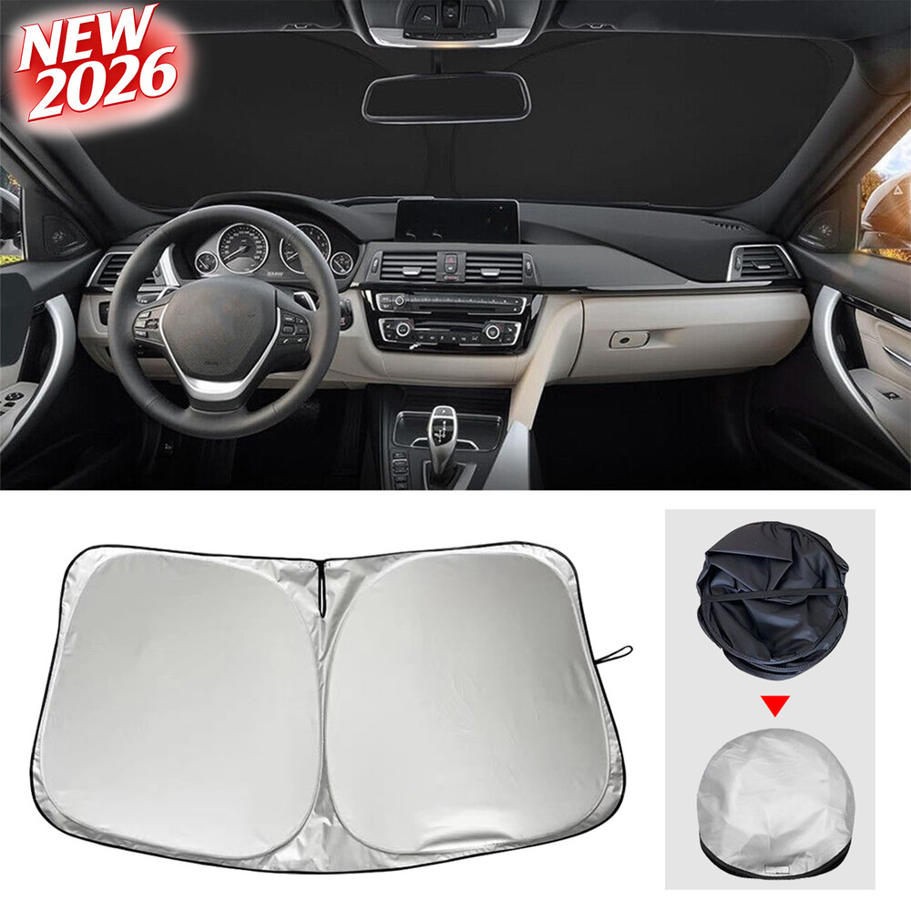 Car Windshield Sun Shade Foldable Front Window Cover UV Block