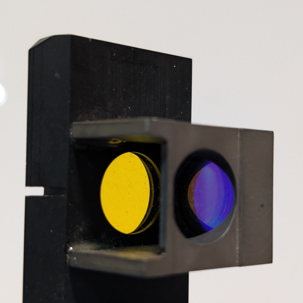 Nikon “B” Dichroic Fluorescence Filter Cube Slider For Microscope