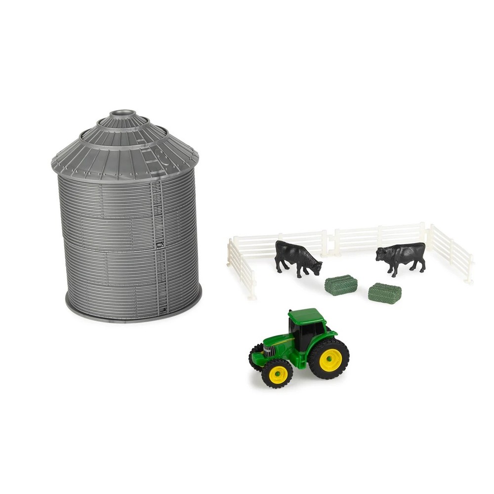 John Deere TOMY 1/64 Scale Mini Grain Bin Set