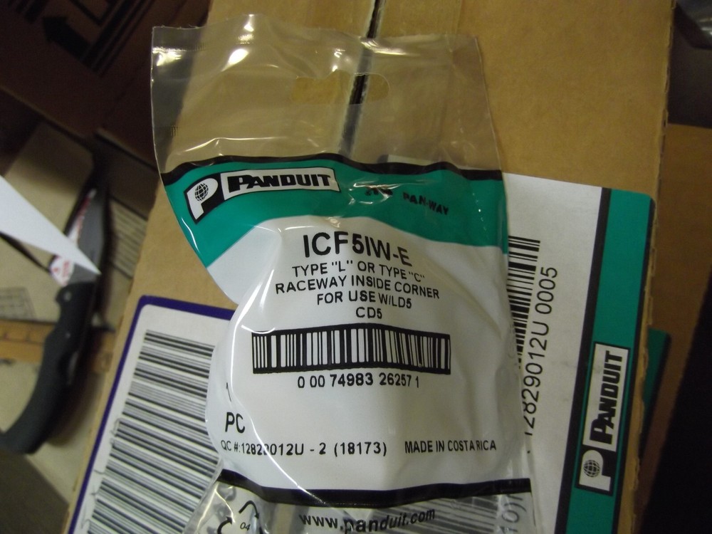 PANDUIT ICF5IW-E Raceway Inside Corner 20 Piece Case