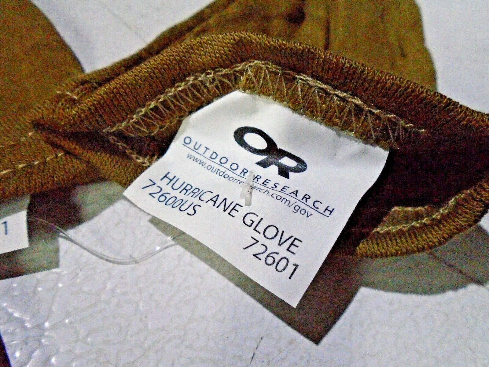 Outdoor Research 72630 Coyote Wool Hurricane Gloves XL (NEW WITH TAGS)