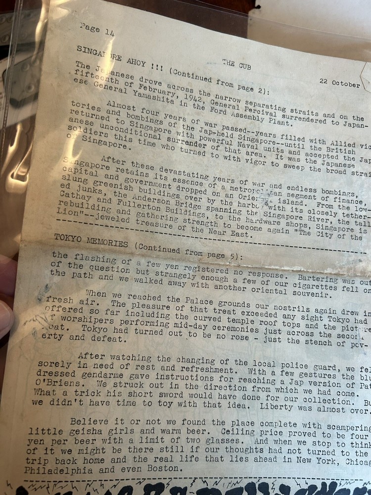 GREAT! WW2 USS California Sailor Group