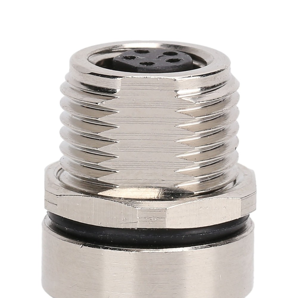 M8FS5 Panel Mounted Socket M8 IP67 Connector 5pin Plug Adapter Connector❀