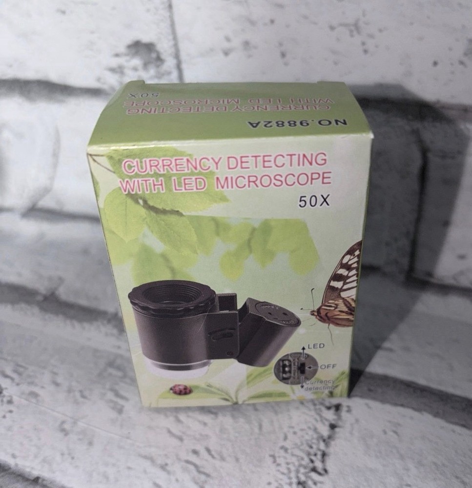 New Currency Detecting Mini Microscope/Jeweler