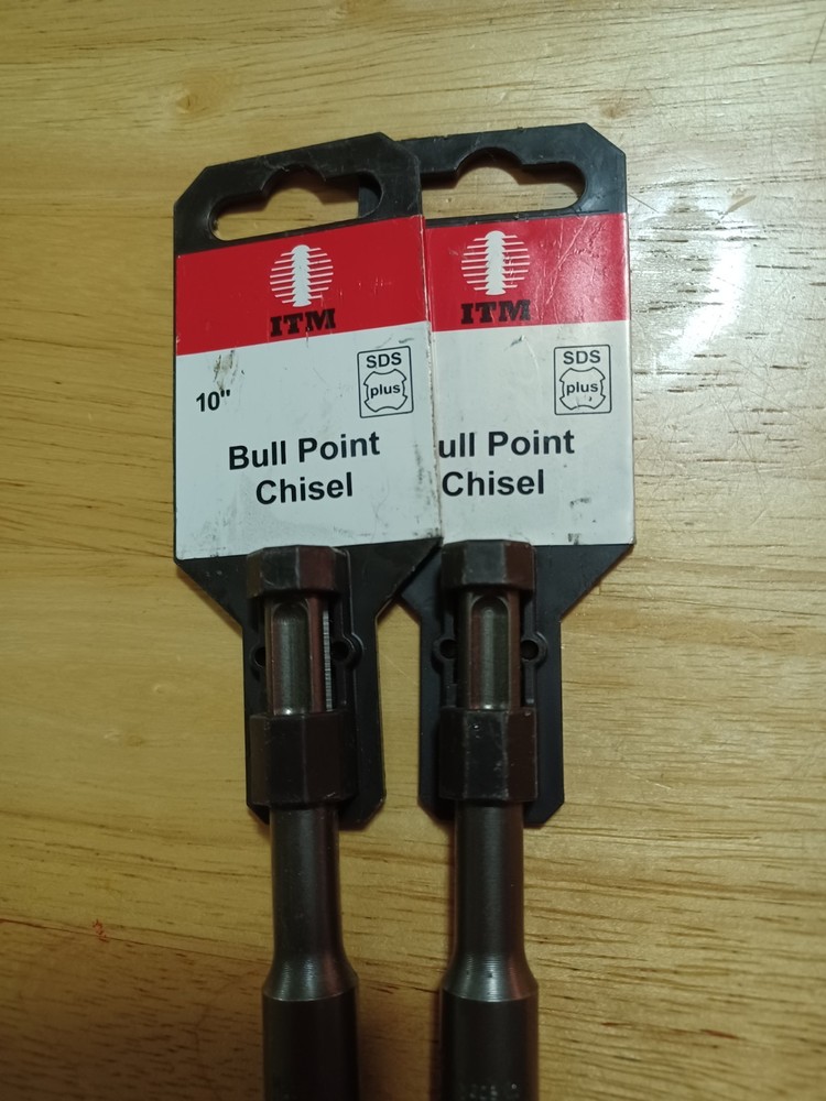 2 ITM 3100BP Sds-Plus 10" Bull Point Chisel