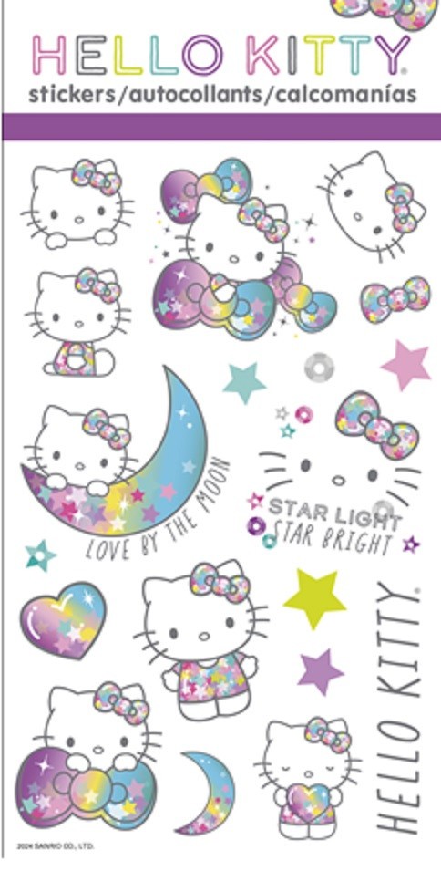 Hello Kitty-Sticker Sheet-36 Stickers_Double-Sided_Licensed-New