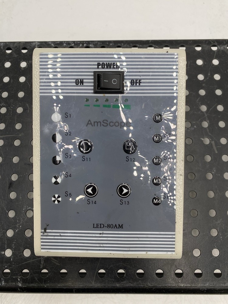 AmScope LED-80AM Variable Microscope Ring Illuminator Control Only