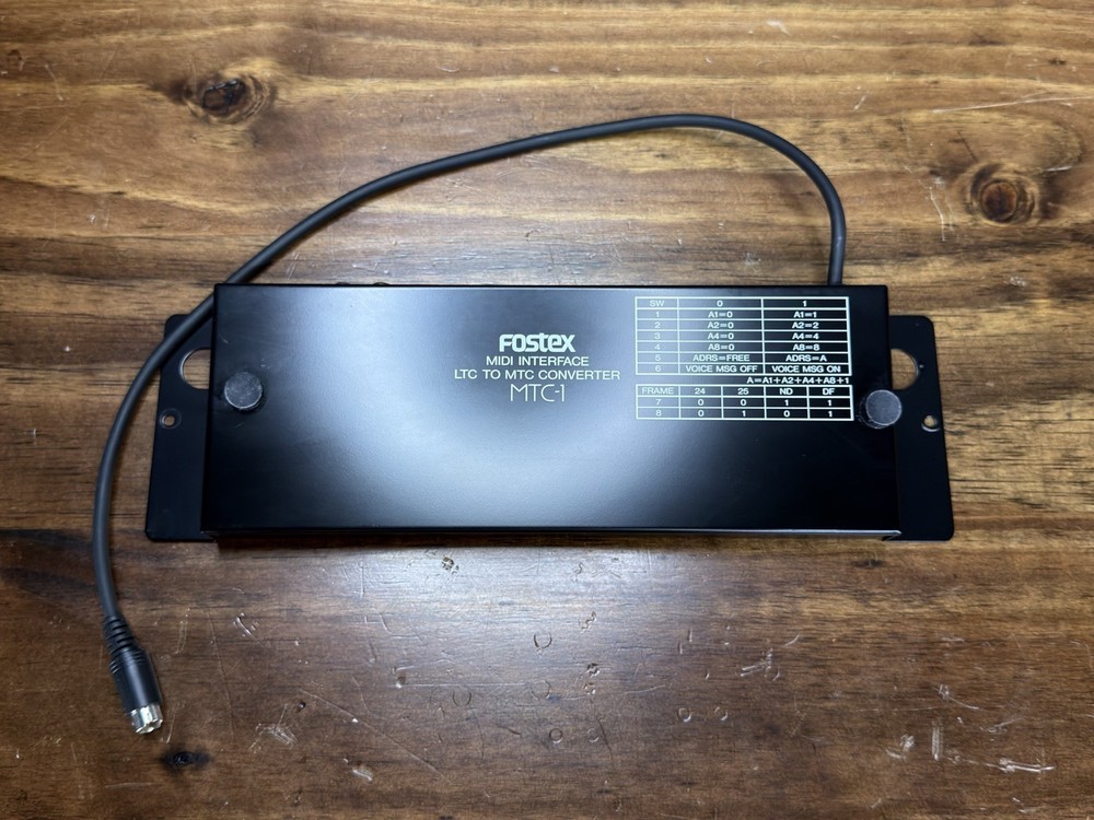 Fostex MTC-1 for Midi Interface & LTC to MTC Timecode Converter