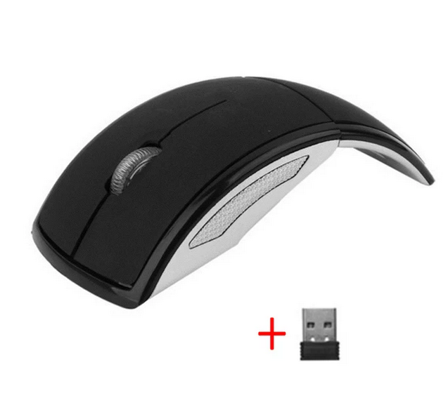 Portable Wireless Mouse, 2.4GHz Silent with USB Receiver, Optical USB Mouse