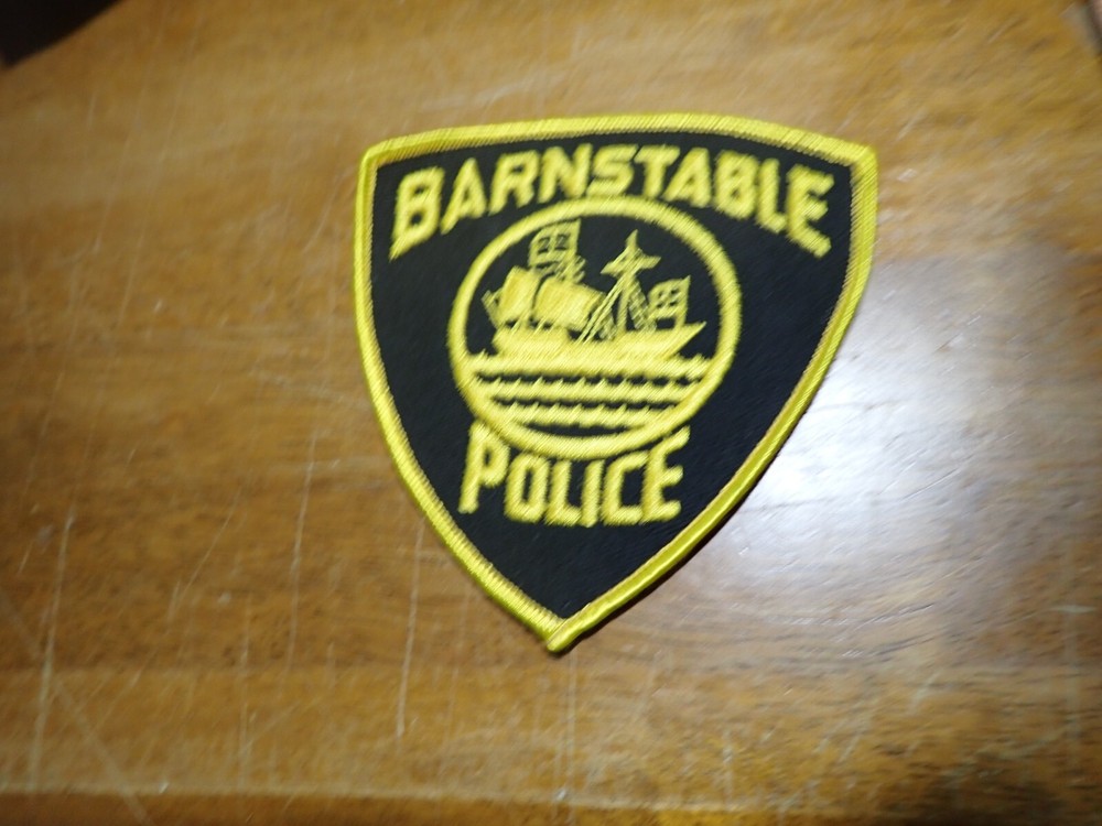 BARNSTABLE CAPE COD MASSACHUSETTS EARLY OBSOLETE VEST PATCH BX 6#8