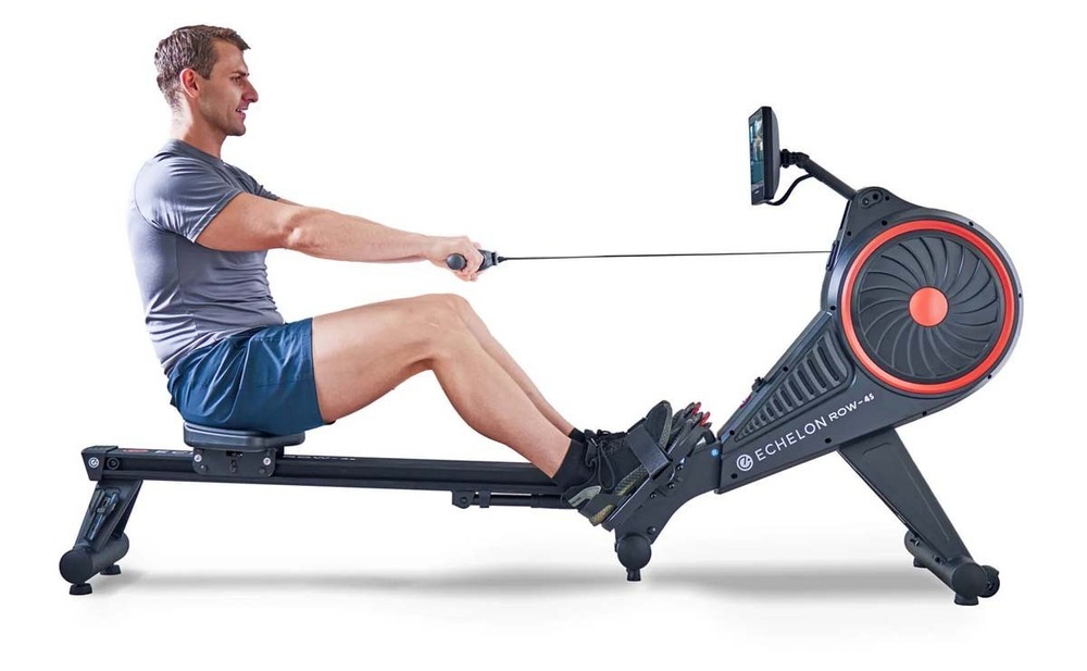 Echelon Row-S Indoor Rowing Machine with Rotating HD Touchscreen