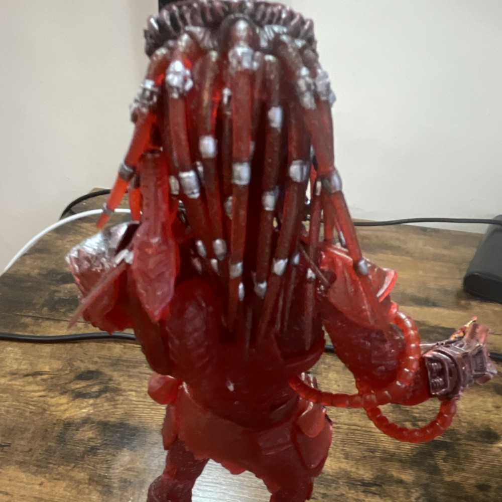 Predator Red Variant Lava Predator Action Figure Collectible