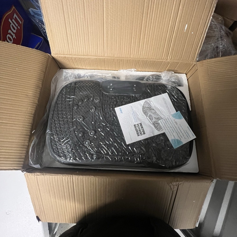 AXV FR-78 Bluetooth Vibration Plate Exercise Machine Massager Platform BLACK *