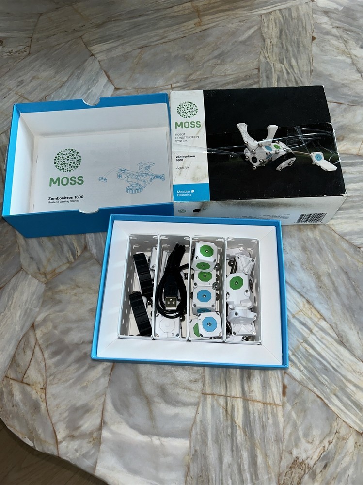 MOSS Zombonitron 1600 Robot Construction System Modular Robotics.