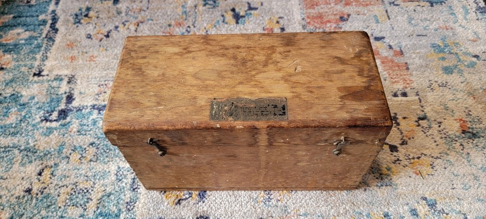 Vintage Berger Dumpy Level Erecting Telescope Transit Box Paperwork