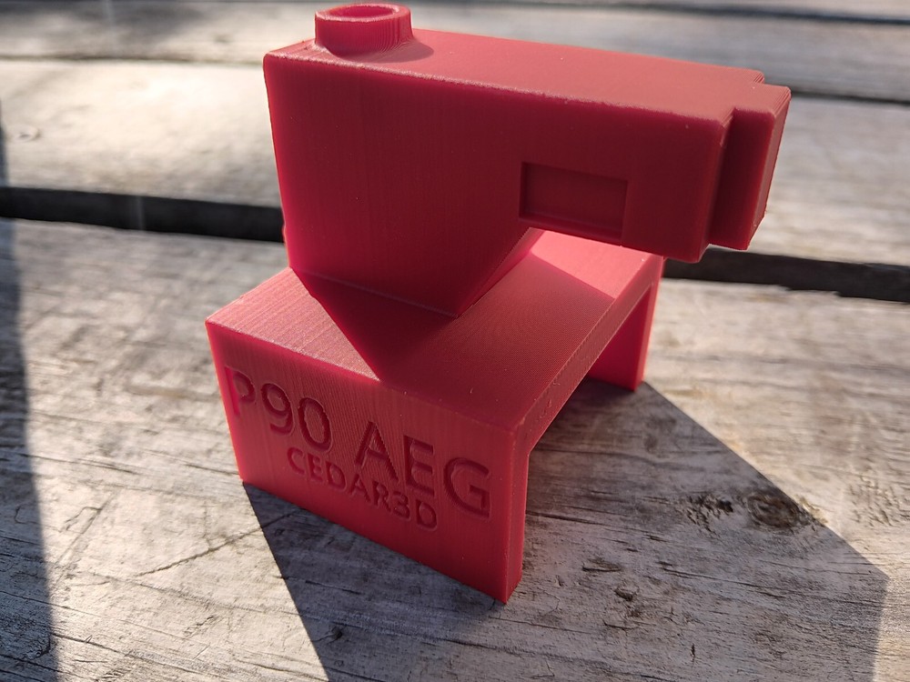 Airsoft P90 AEG Odin Speedloader Adapter (Red)