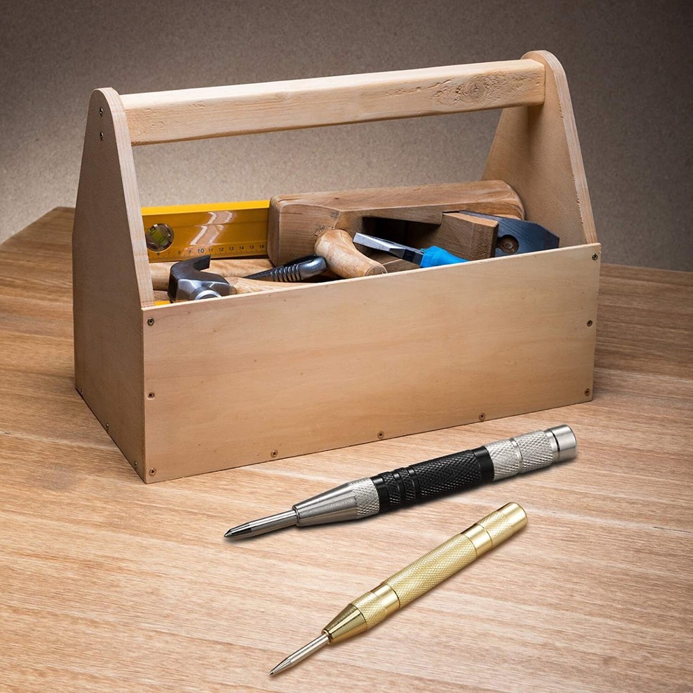 Super Strong Automatic Centre Punch Adjustable Spring Loaded Metal Drill Tool