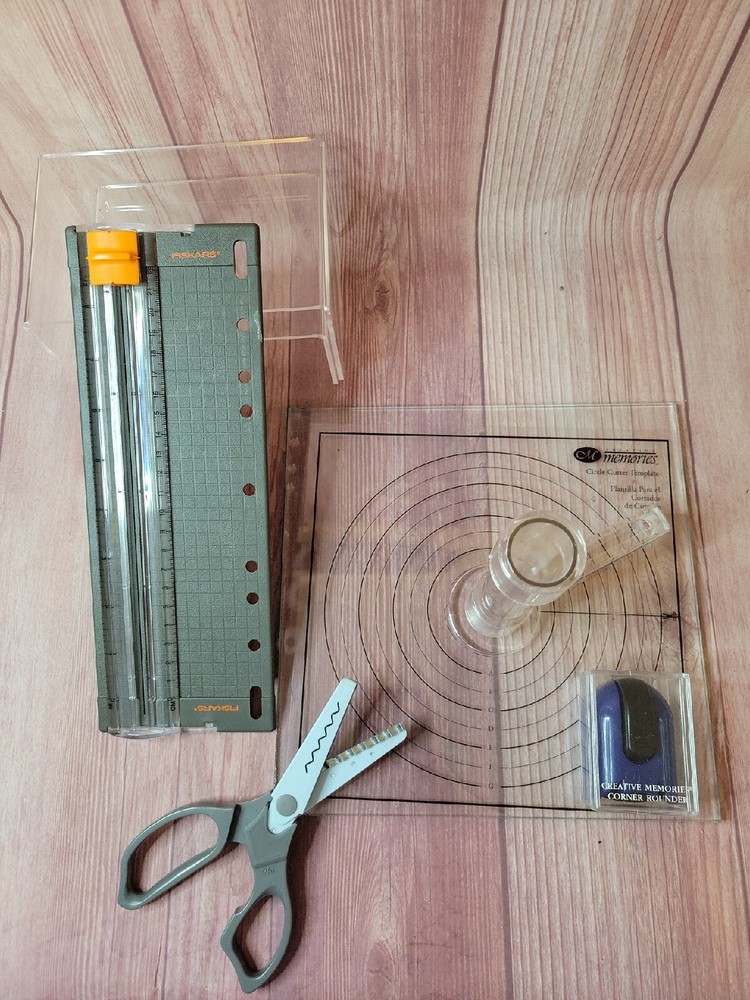 Creative Memories Circle Cutter Glass Tray Mat Rotating Blade