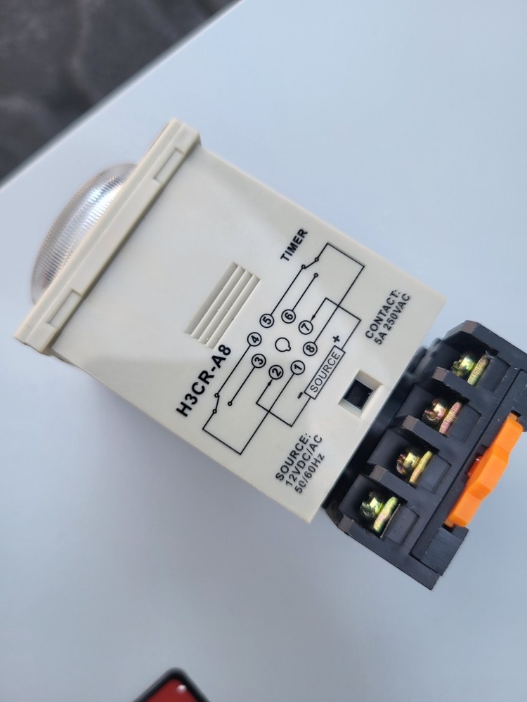 (4x) Four - H3CR-A8 Multi-Function Timer 100-240VAC 100-125VDC 8-Pin With Base