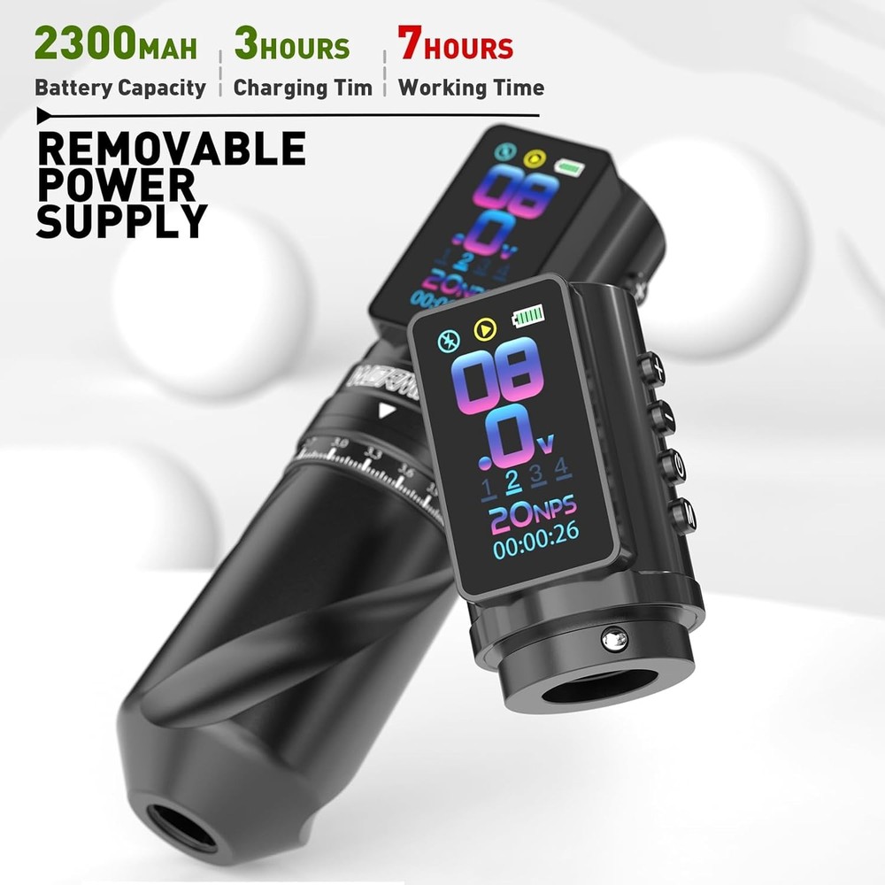 Wormhole Tattoo Gun Wireless Machine Multi-function Pen CHP82-A
