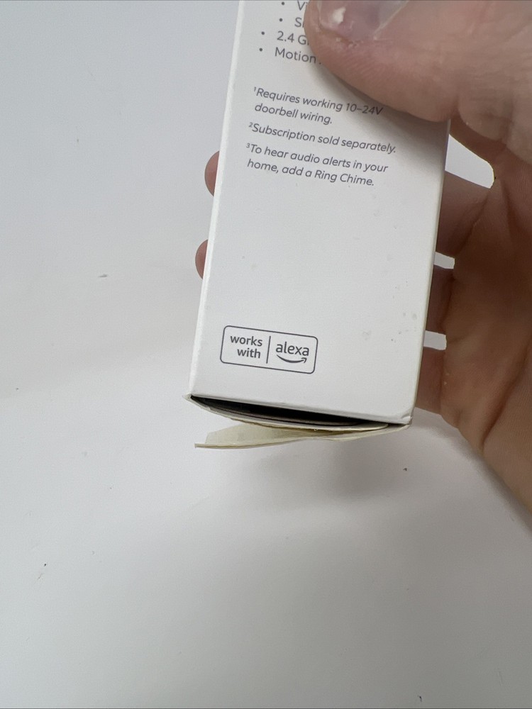 Ring Video Doorbell Wired - Black