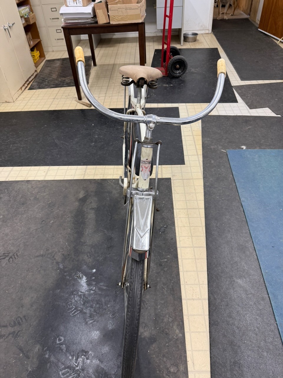 Roadmaster Vintage 1950's ? 26" Mens Straightbar Middleweight Tank Bicycle Orig