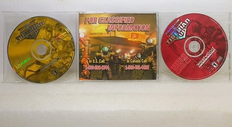 Command & Conquer ~Tiberian Sun PC Game -Flawless Discs ~No Front Title Page