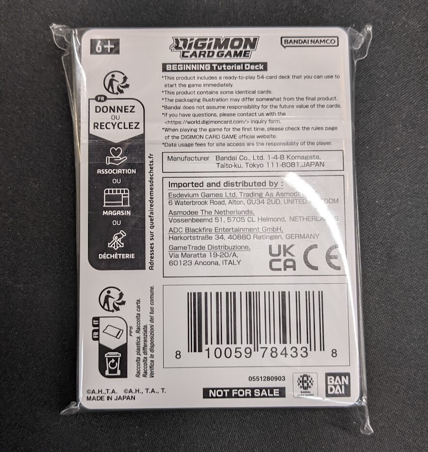 DemiVeemon Tutorial Deck - Digimon Card Game - 2023 NYCC Demo Deck SEALED