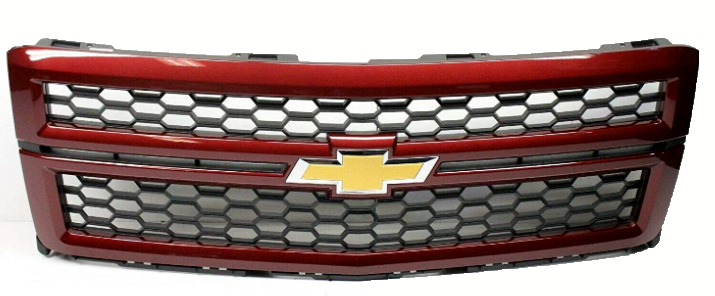 23194170 Front Grille Black Mesh Deep Ruby Metallic 2014-15 Chevrolet Silverado
