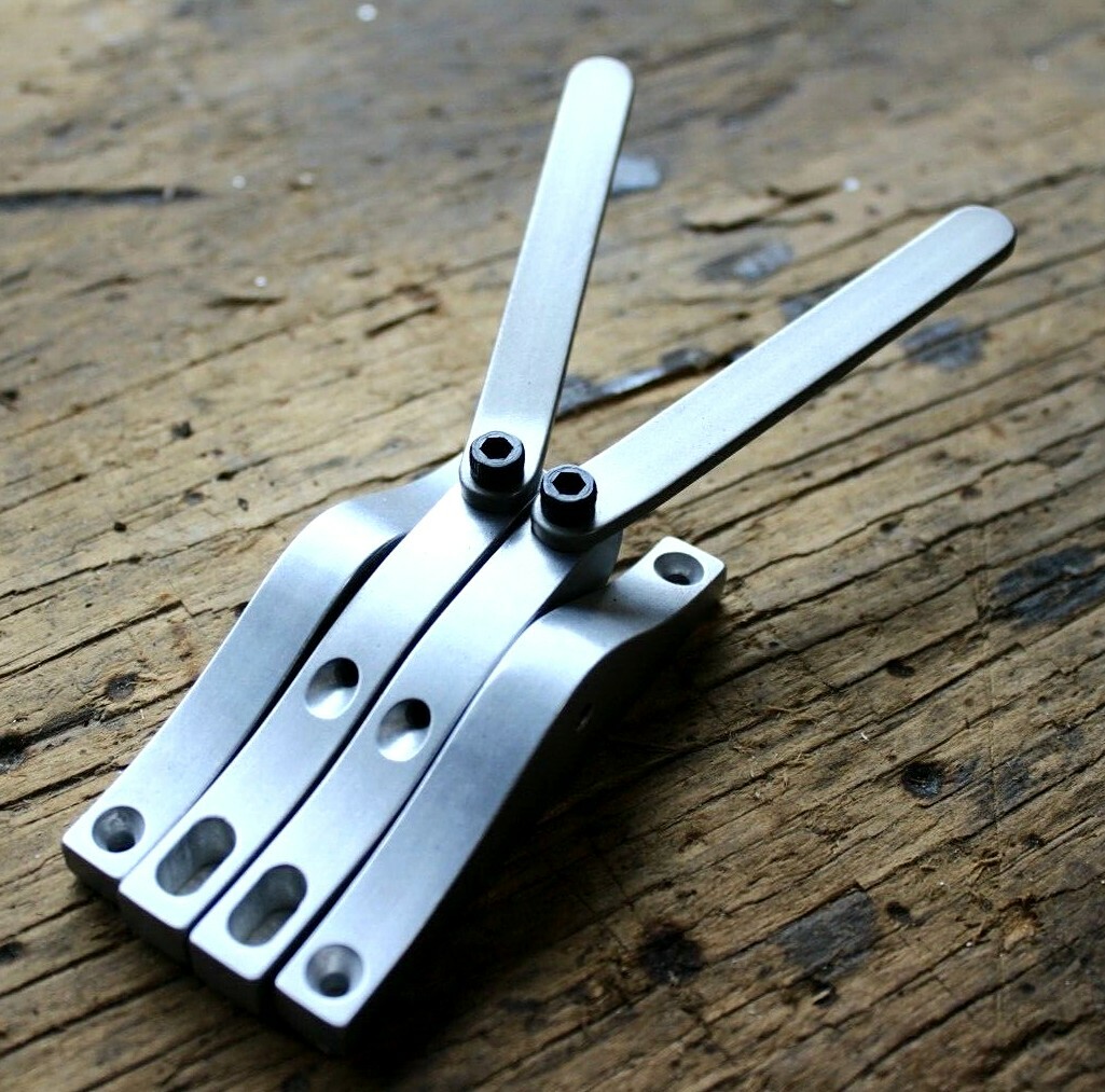 Peters G/B string Bender, Matte Gunmetal, lap steel guitar palm lever