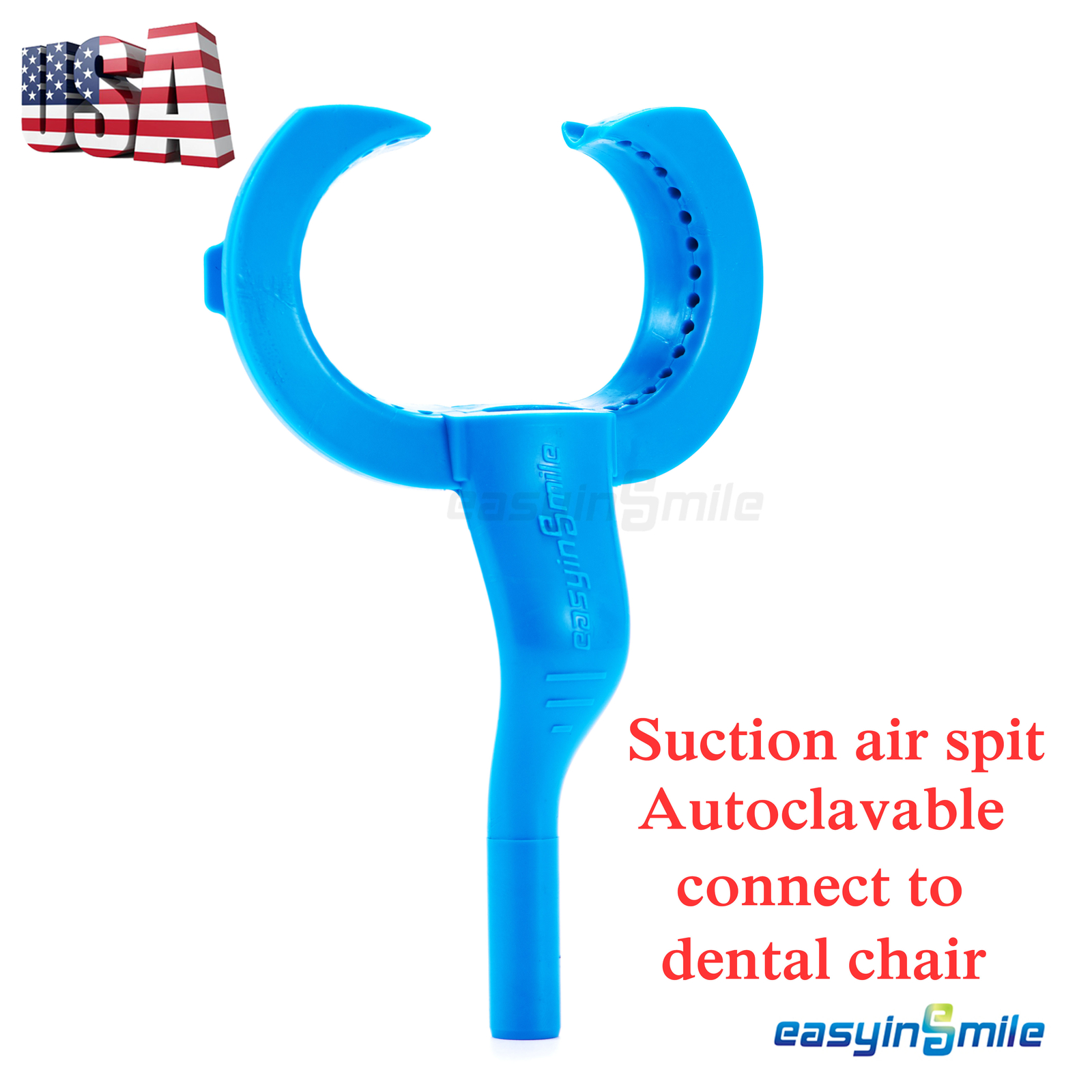 Dental Ortho Cheek Retractor Lip Mouth Opener Saliva Suction HVE Autoclave