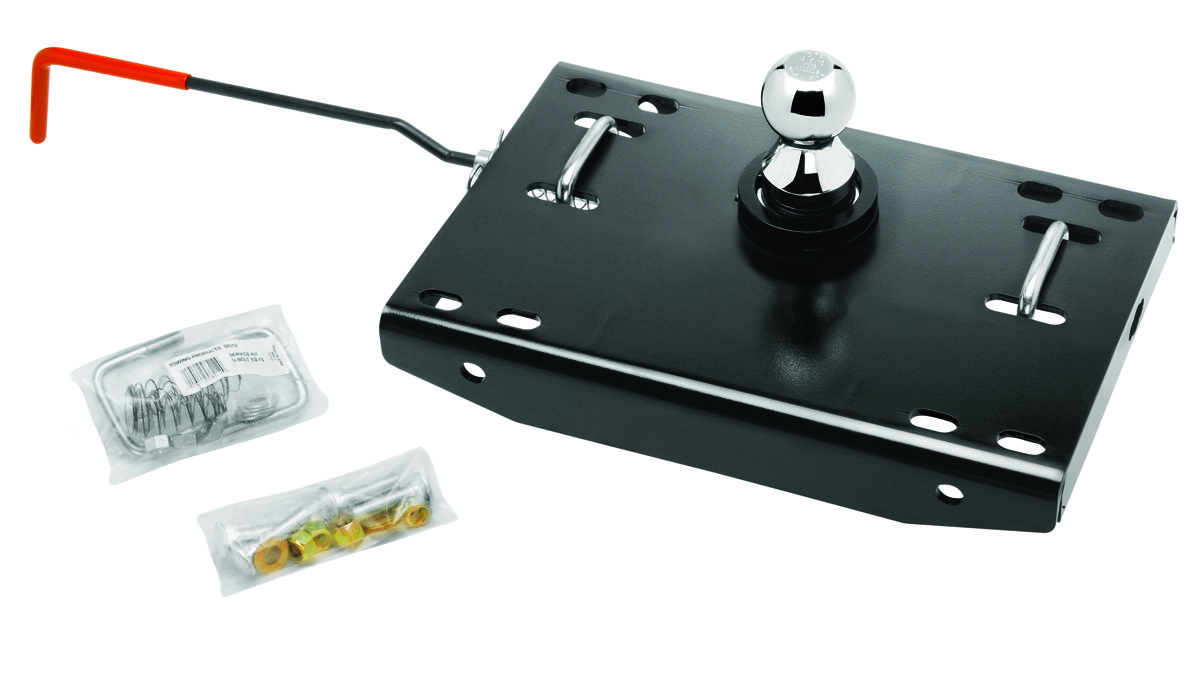 BULLDOG UNDERBED GOOSENECK TRAILER HITCH & 18K 5TH WHEEL ADAPTER 99-16 F250 F350