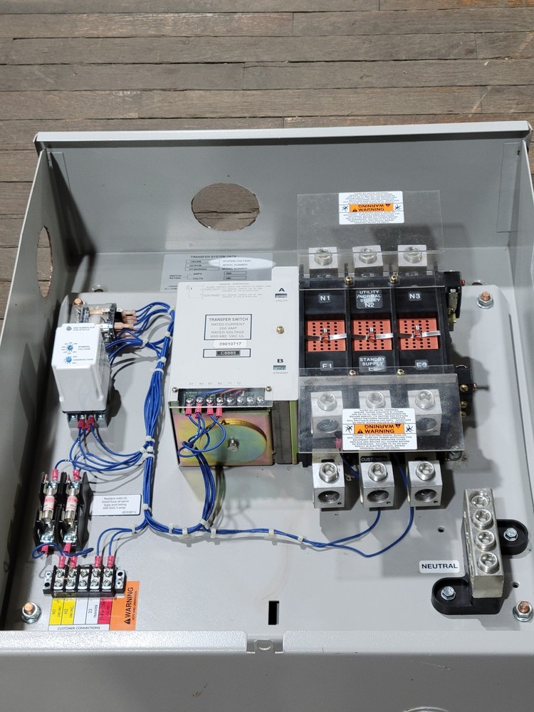 Generac RTSN200G3 Automatic Transfer Switch 200A 480V System 120/208V