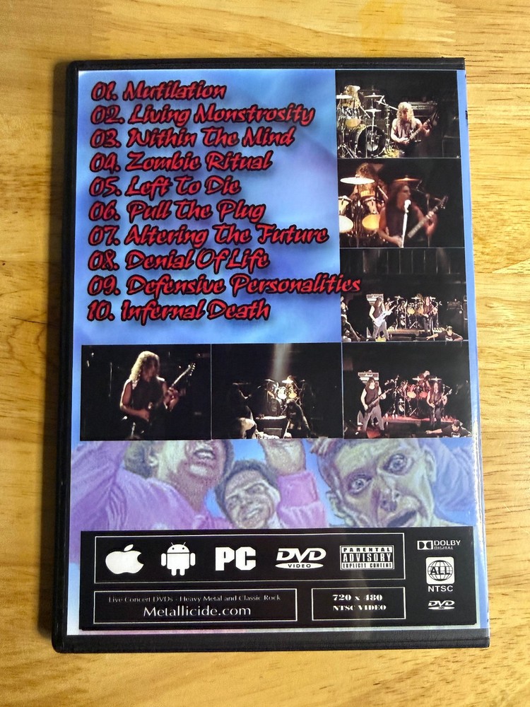 Death - Spritual Symbolic Perseverance - Live DVD Bulk LOT of 6 Chuck Schuldiner