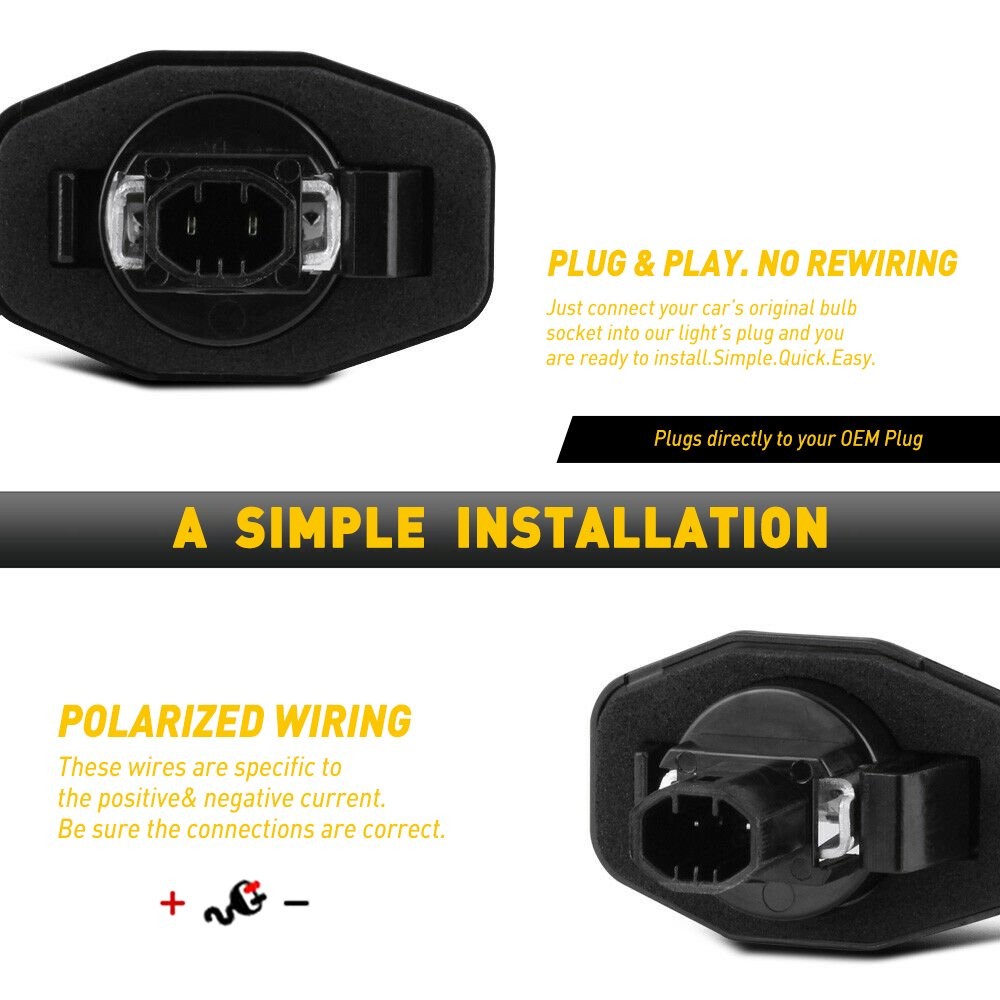 AUXITO 18LED License Light Plate For 2009-2013 Toyota Corolla Tag Lamp 6000K EXV