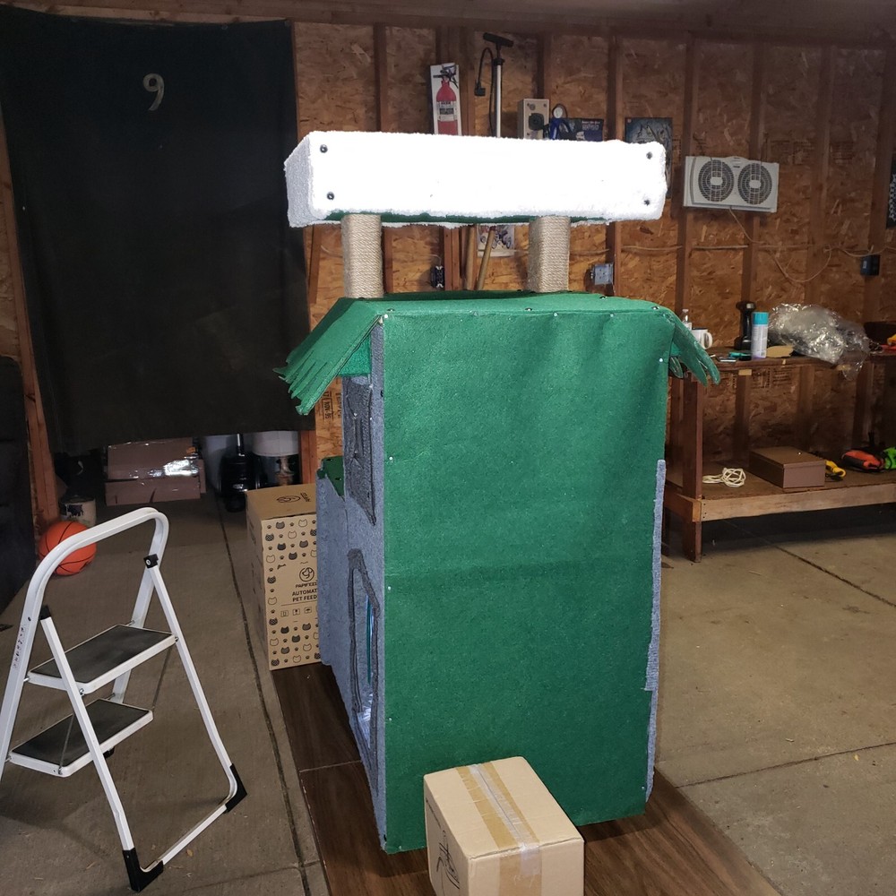 The Ultimate Indoor Cat House with Everything Your Cat Needs!