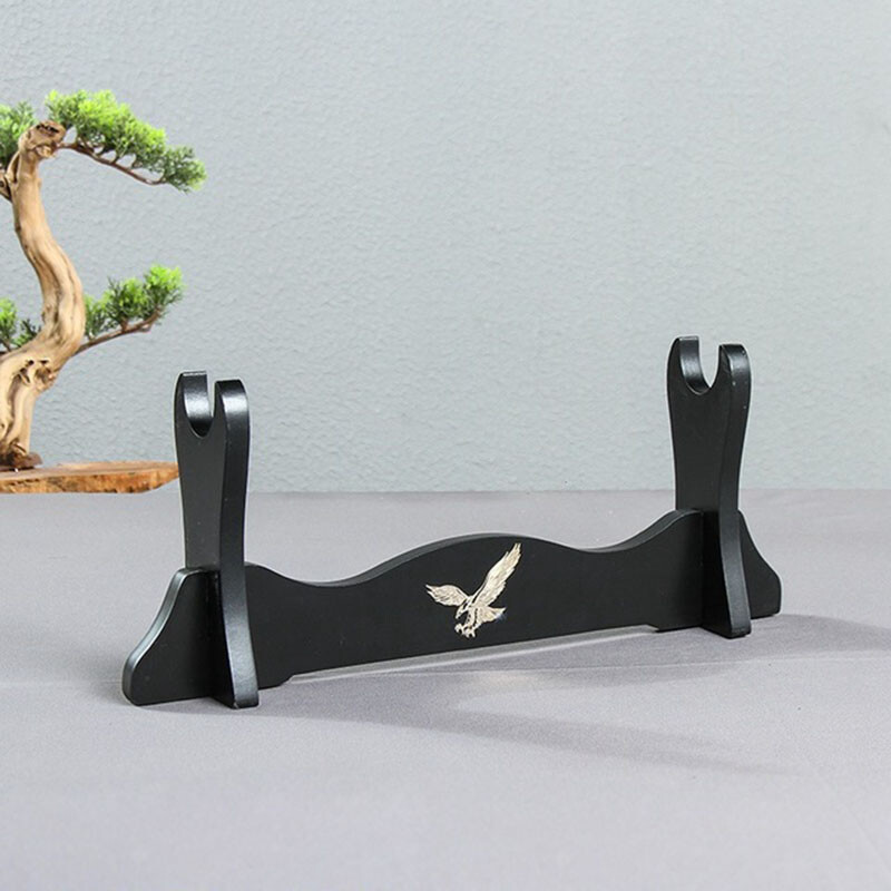 Japanese Samurai Sword Katana Holder Stand Assembly Rack Eagle Pattern 1~4 Tier