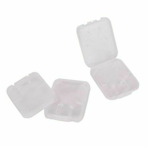 10PCS Transparent Standard SD SDHC Memory Card Case Holder Box Storage Plastic